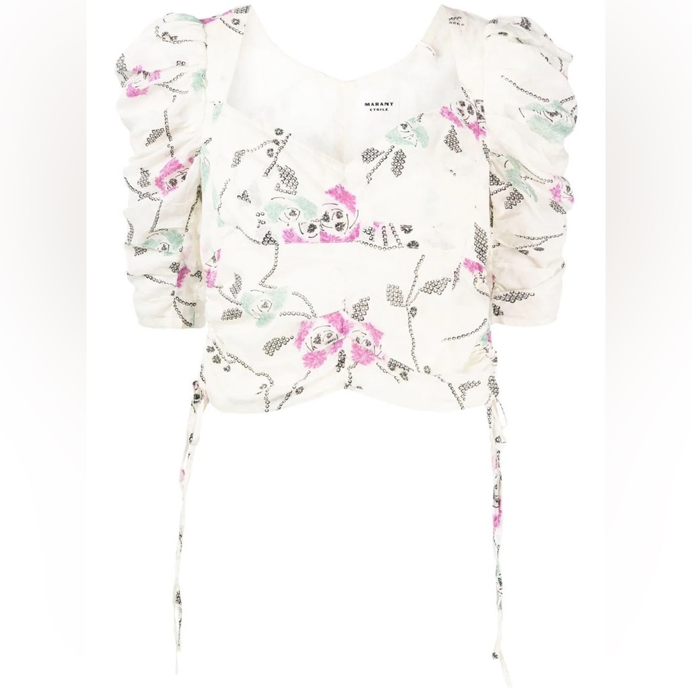 (NWOT) Isabel Marant Étoile Galaor Blouse top 8